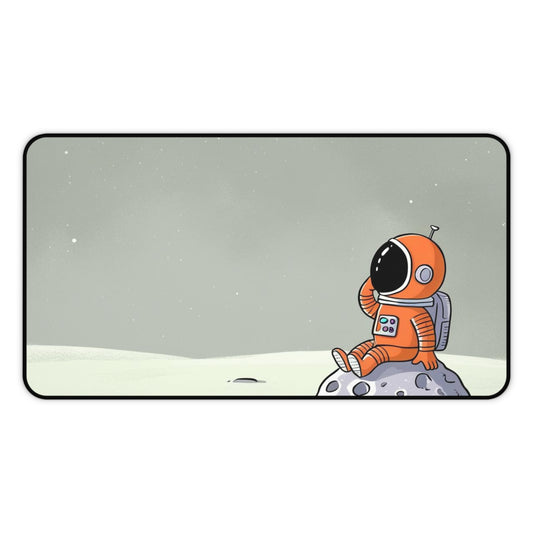 Astronaut Desk Mat - Retro Space Theme, Perfect for Home Office Decor, Gifts for Space Lovers, Gamer Accessories, Unique Workstation