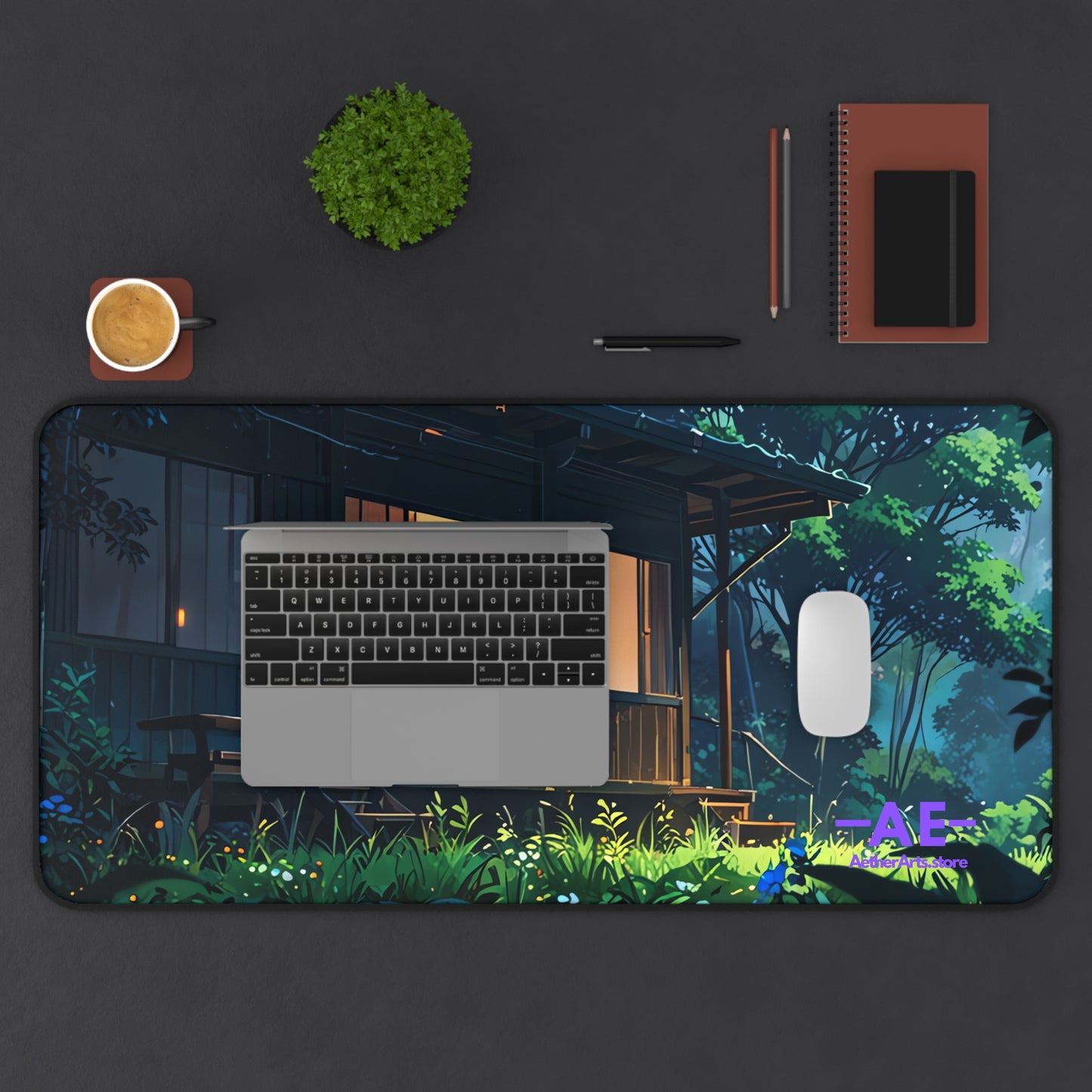 Cozy Nature-Inspired Desk Mat for Home Office, Unique Mouse Pad, Office Decor, Gift for Nature Lovers, Gaming Mat, Eco-Friendly Desk [...]
