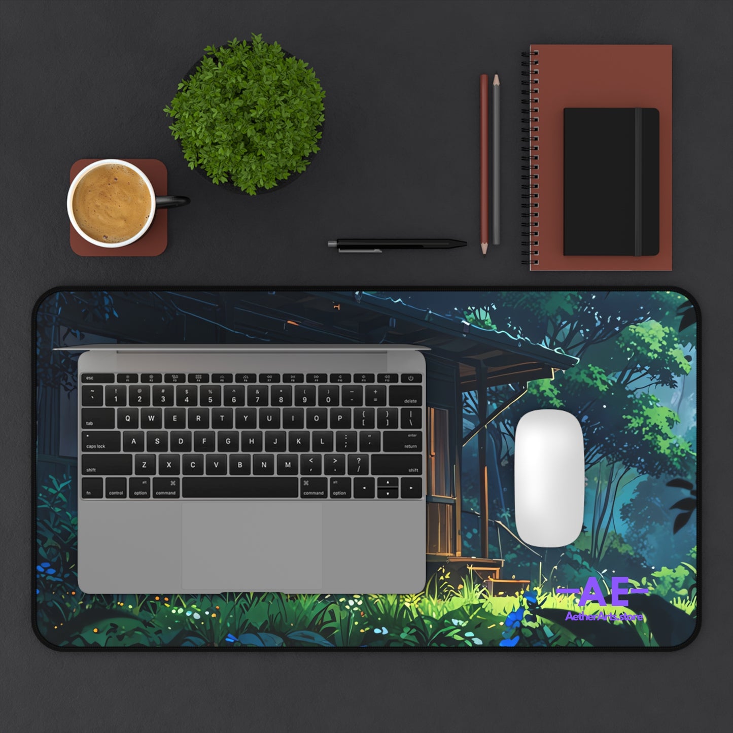 Cozy Nature-Inspired Desk Mat for Home Office, Unique Mouse Pad, Office Decor, Gift for Nature Lovers, Gaming Mat, Eco-Friendly Desk [...]