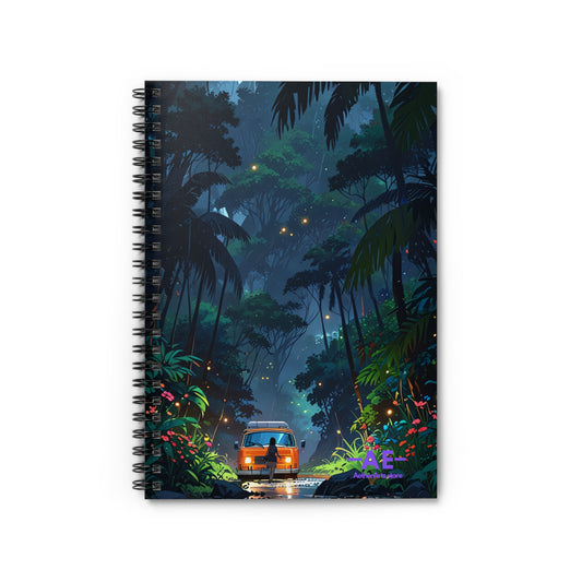 Tropical Adventure Aesthetic Spiral Notebook