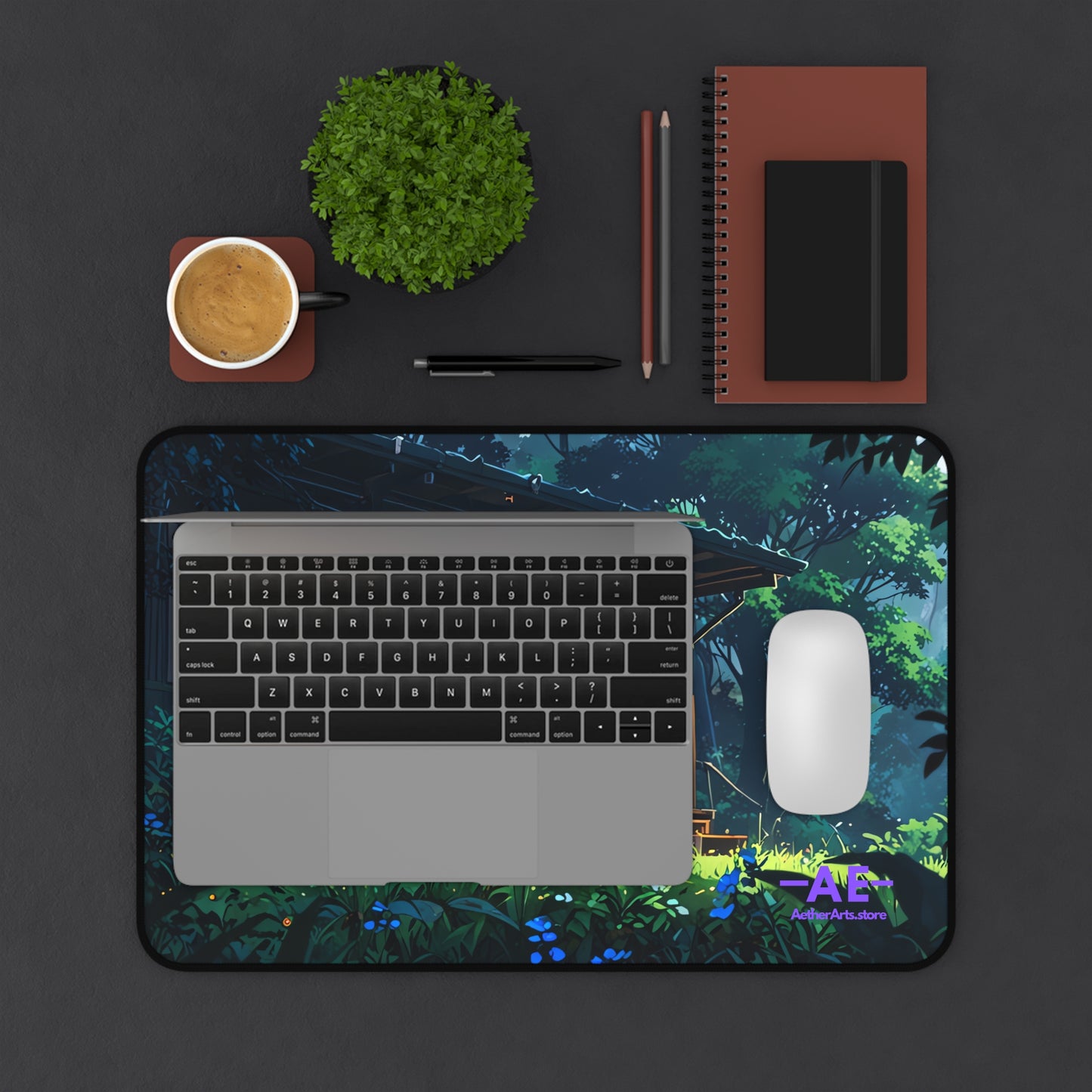 Cozy Nature-Inspired Desk Mat for Home Office, Unique Mouse Pad, Office Decor, Gift for Nature Lovers, Gaming Mat, Eco-Friendly Desk [...]